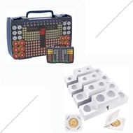 Aptbyte Battery Organizer Storage Holder Box Case with Tester- 269 Batteries Double-Sided Variety Pa