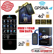 GPSINA M2 X1 Local Sim Data Car Van GPS Vehicle Tracker (Free 1 Year SIM Card Data)