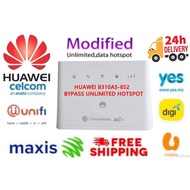 Huawei B310 B618 B525 for unlimited Hotspot 4G/3G LTE Router modify