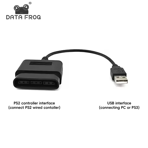 Controller Adapter for PS2 Controller Connect to PS3 Console, PS2 Gamepads to PC Game Player Convert