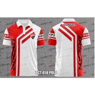 MotoGP Ducati Lenovo T-Shirt / Motorcycle Tee Shirt for Riders / Ducati Polo T-shirt