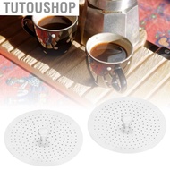 tutoushop 2Pcs Coffee Press Filter  Mocha Pot Accessories Aluminum Pressed French Replacement Reusab