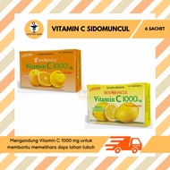 Vitamin C SIDOMUNCUL ORANGE &amp; LEMON Flavor/VITAMIN C 1000mg/ Endurance Power