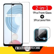 Tempered Glass Realme C21 Free Tempered Glass Camera Lens