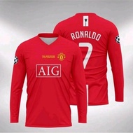 JERSEY MANCHESTER UNITED 2007/2008 MERAH SPESIAL CR7 CUSTOM FULL PRINTING