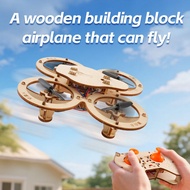 Wooden Assembly DIY Quadrotor Drone Model