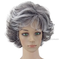 30 ซม.ผู้หญิง Curly Wavy วิกผมสั้นธรรมชาติสังเคราะห์ผม Masquerade Party สาวคอสเพลย์เต็ม Wigs FD-TH