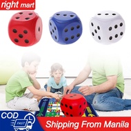 6cm Soft Big Sponge Dice Elastic Dice Toys Game Playing Dice Anti Stress Children Educational Toy