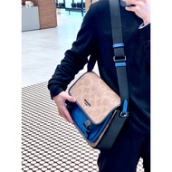 Messenger Bag RACER28 Men's One-Shoulder Messenger Bag Large-Capacity Design Trendy Fashion All-Matc