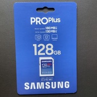 Samsung PRO Plus 128GB SDXC UHS-I Full Size SD Memory Card MB-SD128S 三星 超高速傳輸讀寫 儲存媒體 記憶卡 Read 180 MB/s Write 130 MB/s