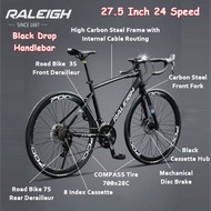 RALEIGH 27.5 Inch Mountain Bike Road Bike 24 Speed Bicycle