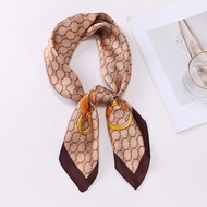 Parsimonious New Women's Printed Hair Collar Square Scarf 70CM (27.55inch) Luxury Brand Silk Scarf S