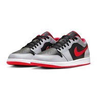 【NIKE】AIR JORDAN 1 LOW 運動鞋/灰黑紅/男鞋-553558060/ US9/27cm