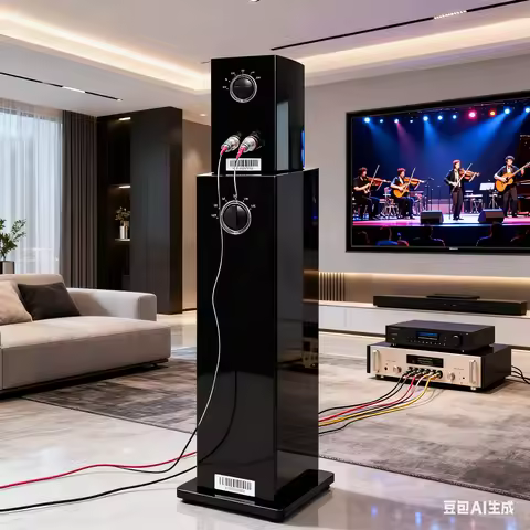 T1 60W Tweeter Speakers 6Ohm Extension Audio 60W Independent Ribbon Super Tweeter External Sound Box