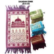 IZMIR THICK VELVET FACE PRAYER RUGS SIZE 35X55 CM | SMALL THICK PRAYER RUGS | IZMIR VELVET FACE PRAY