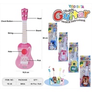 YE26 Ukulele Guitar Children's Toy - Character Motif Children's Guitar Toy
