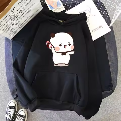 90s Y2k Cartoon Hoodies Bubu and Dudu Women Hoodie Sweatshirt Kawaii Harajuku Harajuku Unisex Printe