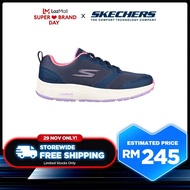 Skechers Women GOrun Consistent Fearsome Running Shoes - 128076-NVMT Air-Cooled Goga Mat Kasut Sneak