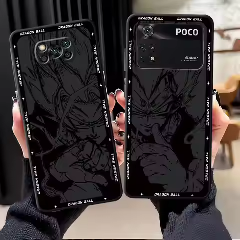 Case for Xiaomi Poco F8 C50 F1 C61 M3 M4 M7 Pro C75 F3 X3 X4 X5 X7 Pro M5 C71 Black Soft Phone Cover