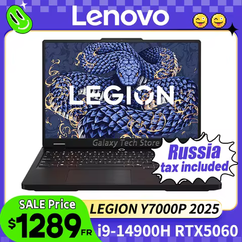 Lenovo LEGION Y7000P 2025 i9-14900HX GeForce RTX5060 8GB 16G/32G RAM 1TB SSD 16" 2.5K 240Hz