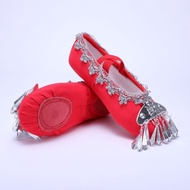 Miaozu Dance Shoes Embroidered Shoes Children's Opera Shoes Huadan Shoes Tsutsuma Red Shoes Soft Sol