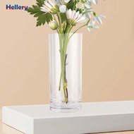 Hellery Acrylic Clear Cylinder Vase Organizer Container Flower Vase for Wedding