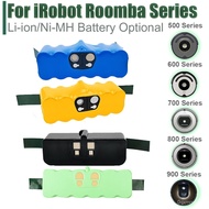 For iRobot Roomba 500 6400mAh 14.4V 3800mAh Baery Roomba 600 700 800 Series Vacuum Cleaner For iRobo