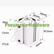 Compact Thin Air Cylinder pneumatic SDA32x25 SDA 32 x 25 SDA32*25 KK96