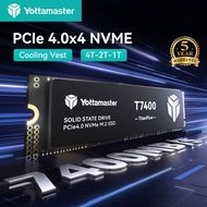 Yottamaster T7400 M.2 NVMe SSD 1TB 2TB 4TB for Laptop PC PCIe 4.0 Up to 7400MB/s Internal Solid Stat
