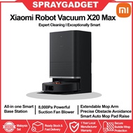 [NEW] Xiaomi X20 Max Smart Robot Vacuum l  8000Pa Powerful Suction🎁Xiaomi Malaysia Warranty