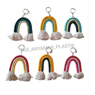 GANTUNGAN Bag Accessories - Rainbow MACRAME Souvenir Keychain