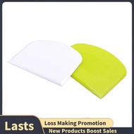 2 Pieces Dough Scraper Bowl Scraper Food-Safe Plastic Dough Cutter Flexible Plastic Scraper Practica