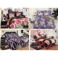 bedsheet/cadar Queen 7D (6⃣️PCS)