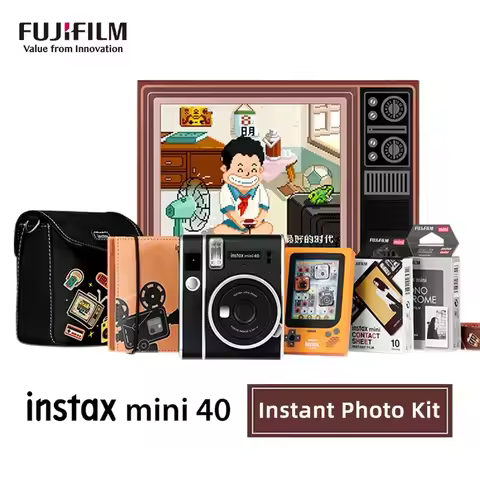 Original Fujifilm Instax Mini 40 Instant Camera Black Genuine Fujifilm Genuine Hot Sale New instant 