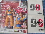 ✨️SHF 龍珠✨️ 超 悟空 紅神 神與神 第一版本 連 TK頭雕 