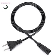 EU Power Cable 2pin IEC320 C7 US Power Extension Cord For Dell Laptop Charger Canon Epson Printer Ra