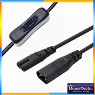 AC Cord IEC 320 2-Pin C7 Female To C8 Male Figure 8 Power Adapter Extension Cable Wire