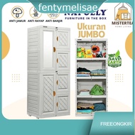 Fentymelisae [READY STOCK] NAPOLLY MINICAB 46 ION MCAB-46C PLASTIC CLOTHES WARDROBE / MULTIPURPOSE P