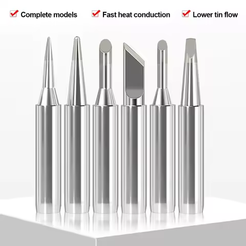 5pcs 900M-T I+B+K+2.4D+3C Electric Soldering Iron Tip Lead-free Solder Tips Welding Head Bit Solderi