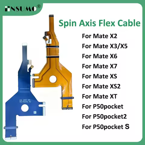 Spin Axis Flex Cable For Huawei Mate X7 X6 X5 X3 X2 XS P50pocket S LCD Screen Display Connection Fle