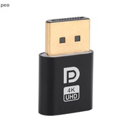 [PEO] Virtual Display Adapter DP Display Port Dummy Plug 4K Headless Ghost Emulator Connector EDID 4