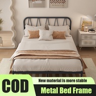 Bed Frame Bed Frame King Size Single&amp;Double Bed Metal Bed Frame Queen Bed Frame Metal Strong High Load-Bearing Iron Bed