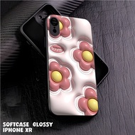 Case iphone XR Casing iphone XR Case Glossy Case Motif [FLOWER] hp iphone Casing Coolhp Kesing Cuteh