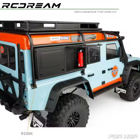 RCDream 1/8 Toolbox Side Window Expansion Box for MJX Defender H8H Upgrade Option Parts Accessory