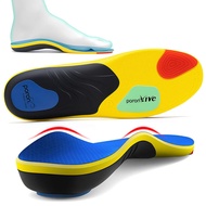 Professional Sport Insoles with Medium Arch Support and Shock Absorption for Plantar Fasciitis and F