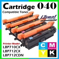 B/C/M/Y Canon Cartridge 040 CRG 040H Compatible Toner LBP710CX LBP-710CX LBP712CDN LBP-712CDN LBP712