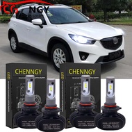 สำหรับมาสด้า CX5 / CX-5 1st Gen (ปี2013-2016) (ไฟหน้า)-หลอดไฟหน้า LED ไฟต่ำสูง12-24V 6000K สีขาว (2ค