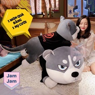 ĐỒ CHƠI CHÓ HUSKY NHỒI BÔNG GẤU BÔNG CHÓ HUSKY CHO BÉ SIZE LỚN AN TOÀN CHO BÉ ẢNH THẬT GIẢM GIÁ