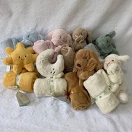 [現貨] JELLYCAT Bashful (Blue / Pink / Beige) Bunny Soother / Bashful Dragon Soother / Bashful Lamb So