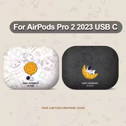Space Case For AirPods Pro 2 USB C 2023 Luxury Cover For AirPods 3 Pro2 Earphone Case For Air Pods P
